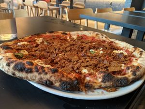 Pepperoni pizza at Double Zero in Baltimore