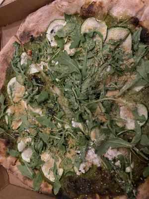 Pesto pizza at Double Zero in Baltimore