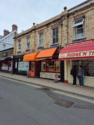 The orange one! at Pasty Bakehouse in Ilfracombe