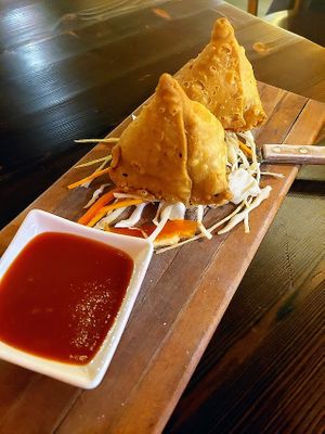 Samosa with a different name; I forget what, sorry! at Norbu in Lancaster