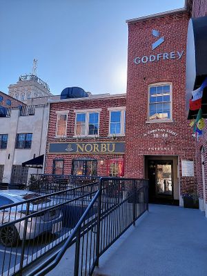 I always like to see the outside when going someplace new at Norbu in Lancaster