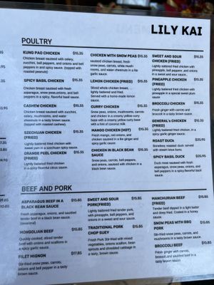   at Lily Kai's in Petaluma