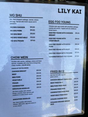   at Lily Kai's in Petaluma