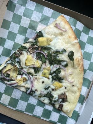 Vegan slice.    at The Hungry Sasquatch in Vancouver