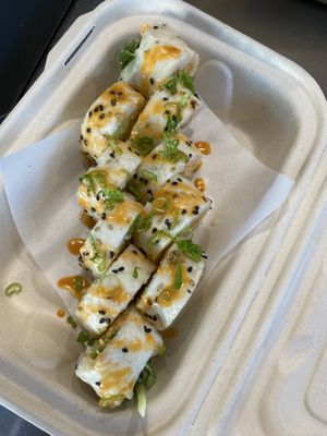 Ocean roll at Vegan Castle in Long Beach