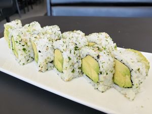 Avo rolls at Vegan Castle in Long Beach