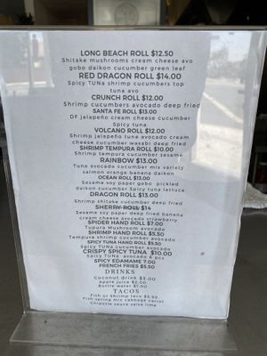 I couldn’t find a menu online anywhere so here it is. at Vegan Castle in Long Beach