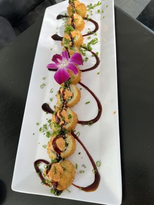 Santa Fee Roll  at Vegan Castle in Long Beach