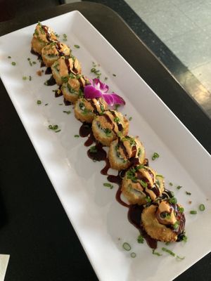 Santa Fe roll  at Vegan Castle in Long Beach