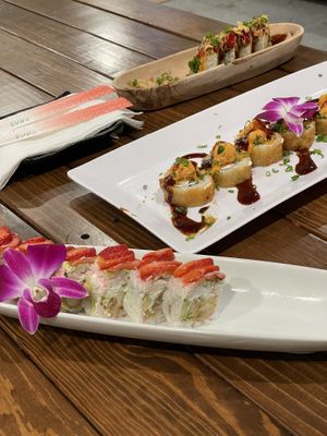 Sherry roll  at Vegan Castle in Long Beach