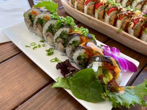 Long Beach Roll at Vegan Castle in Long Beach