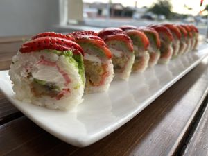Sherry Roll  at Vegan Castle in Long Beach