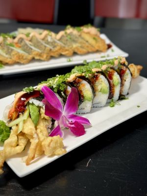 Spider Roll  at Vegan Castle in Long Beach