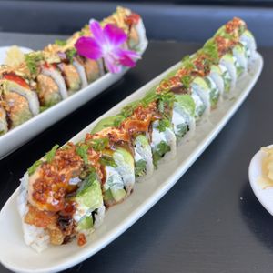 scooby roll  at Vegan Castle in Long Beach