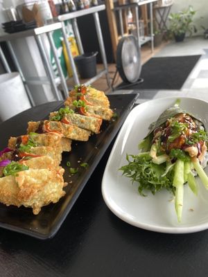   at Vegan Castle in Long Beach