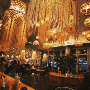 Great decor at High Street, Kensington at Megan's on the High Street in West London