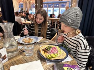   at Megan's on the High Street in West London