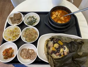 Absolutely loved this meal! at Loving Hut - Rodeo in Daegu