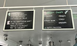 Vegan gelato (September 2022)  at GeIicia in Lagos