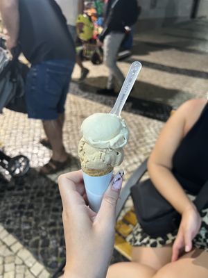 Peanut butter and vanilla  at GeIicia in Lagos