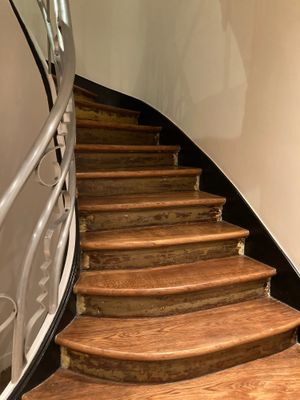 Typical Parisian stairs at Hoy in Paris