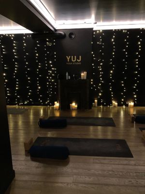 Yoga room (with infrared lights) at Hoy in Paris