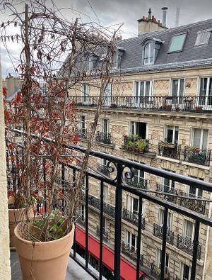 Balcony in the room at Hoy in Paris