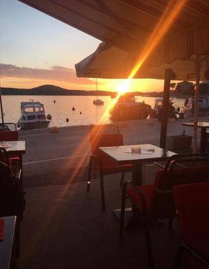 Bounty sunsets are spectacular 😎 at Bounty  in Sibenik