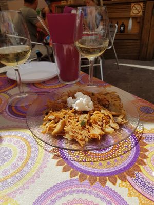 Fideua at Bar Murillo in Boltana