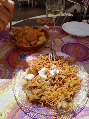 Fideua at Bar Murillo in Boltana