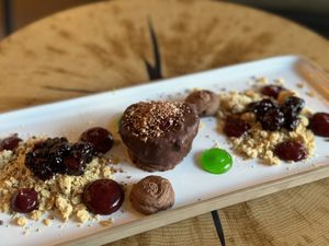 Veganes schoggimousse  at Güterschuppen in Arosa