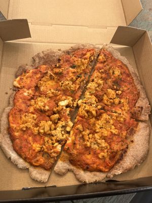 Buffalo Tofu Pizza  at Root 2 Rise in Pleasantville