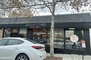 Some exterior and interior seating  at Root 2 Rise in Pleasantville