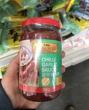 Chilli sauce at Asia Supermarket in Neuss
