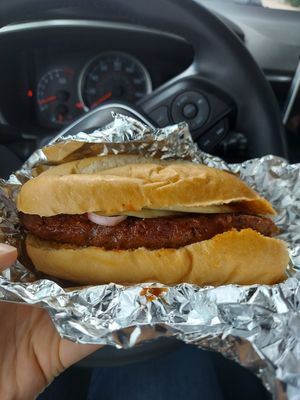 BBQ Sandwhich at Gina's Vegan a Go Go in Columbia