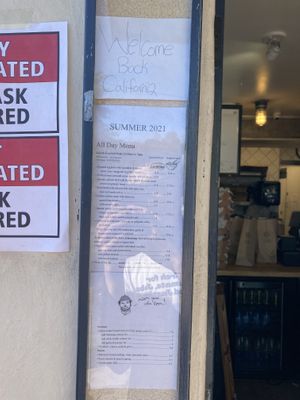 Summer 2021 menu at Grégoire in Berkeley