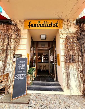 Outside at Froindlichst in Berlin