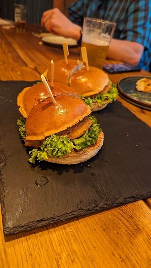 Chickenstyle Burger.  at Froindlichst in Berlin