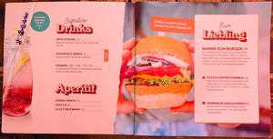 Menu page at Froindlichst at Froindlichst in Berlin