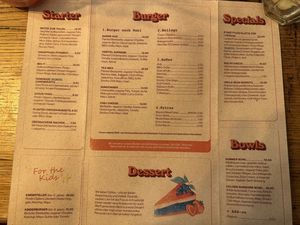 Menu (main dishes).  at Froindlichst in Berlin