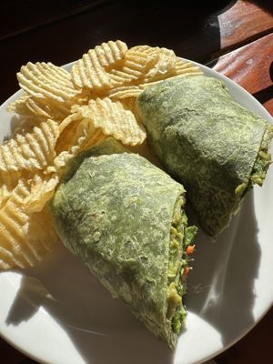  Veggie wrap  at HICO in Kailua Kona