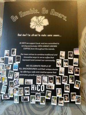 HiCo Hawaiian Coffeee  at HICO in Kailua Kona