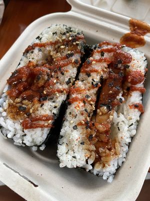 Vegan Musubi  at HICO in Kailua Kona