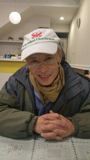 The owner (nice guy) at Loving Hut 愛家 - Huanbei Rd in Jhongli