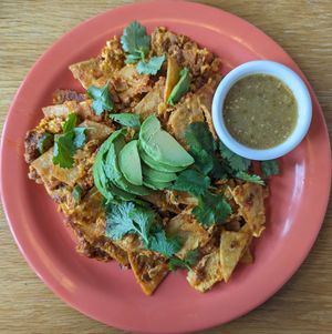 Migas at ¿Otra Vez? in Camas