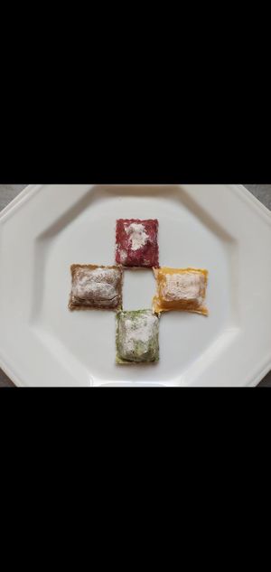 Raviolis 100% veganos at Cozinha da Maroca  in Sao Paulo