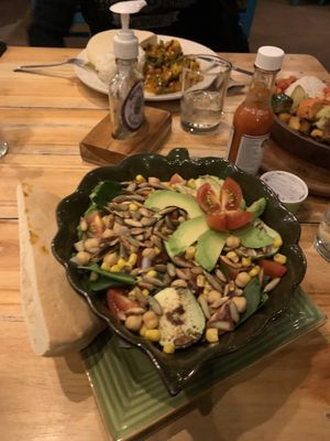 Salad at Maracuyá in Flores