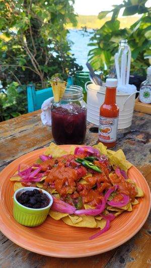 Nachos Vegan at Maracuyá in Flores