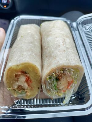 More healthy wraps at Loving Hut 愛家 in Jian