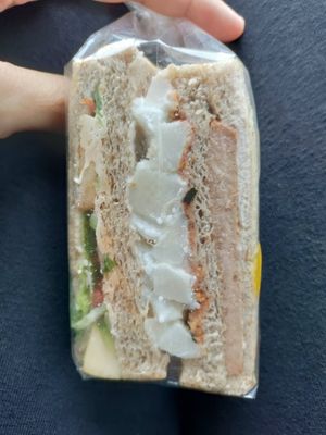 Very tasty sandwich! at Loving Hut 愛家 in Jian